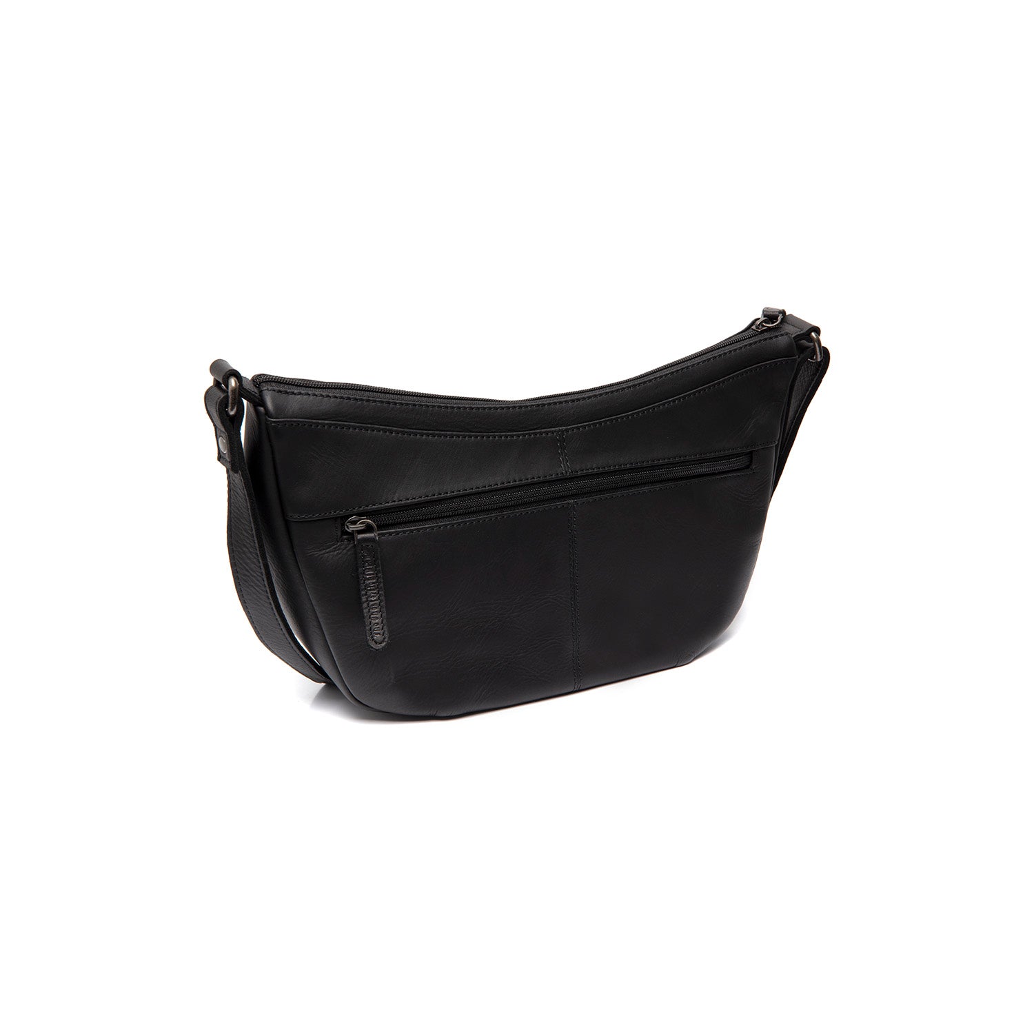 Leather Shoulder Bag Black Piemonte