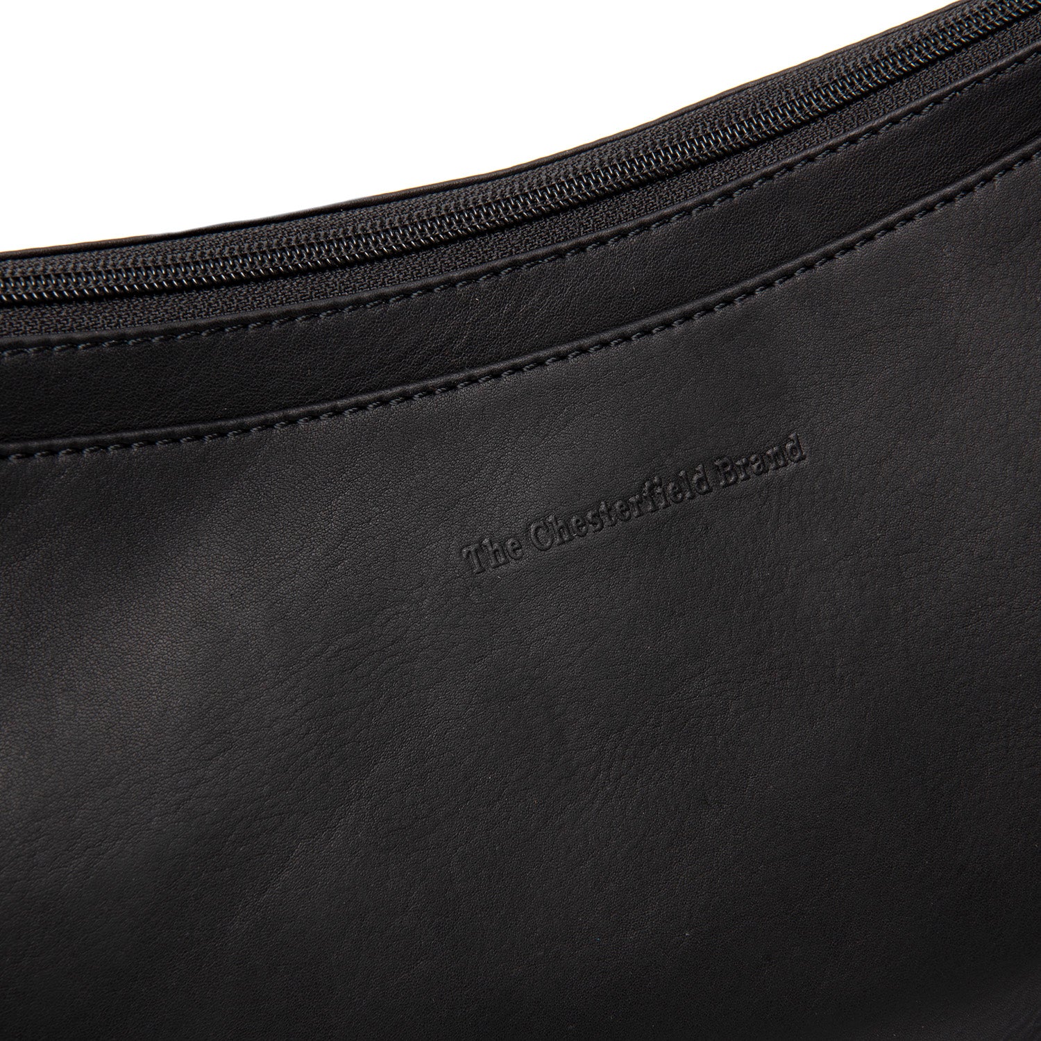 Leather Shoulder Bag Black Piemonte