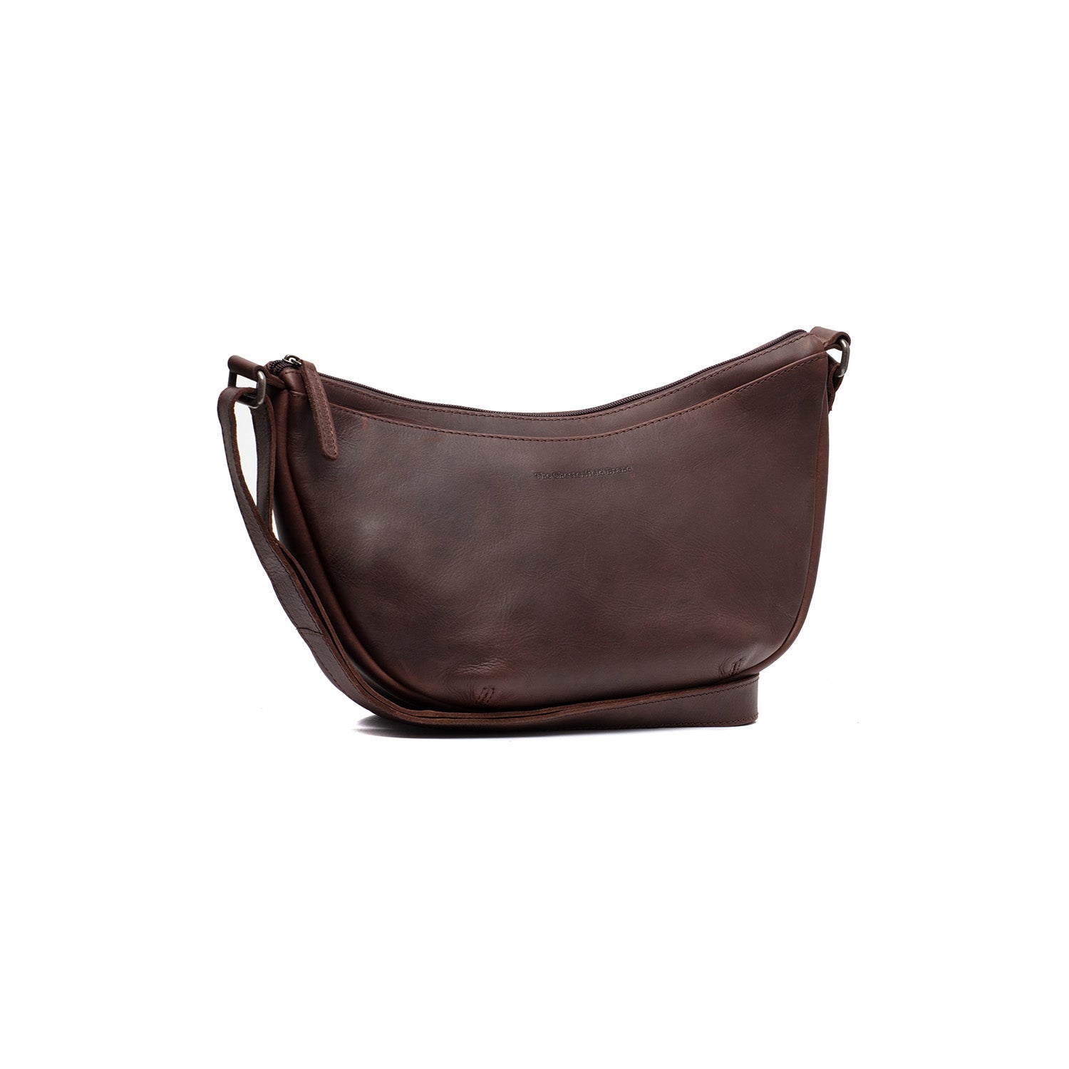 Leather Shoulder Bag Brown Piemonte