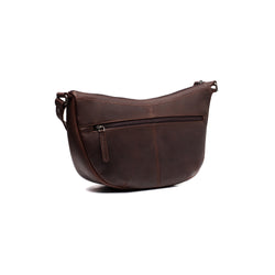 Leather Shoulder Bag Brown Piemonte