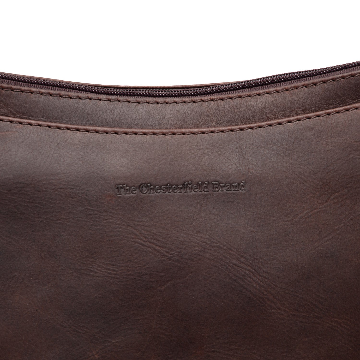 Leather Shoulder Bag Brown Piemonte