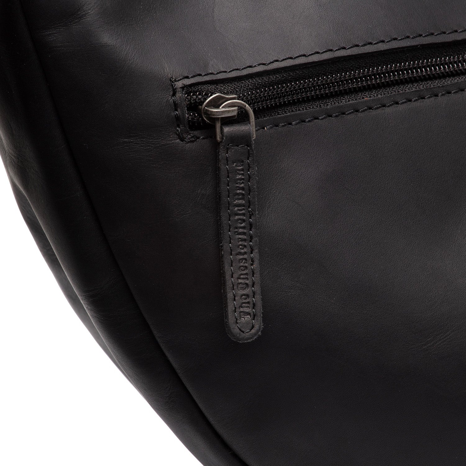 Leather Shoulder Bag Black Peckham