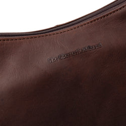 Leather Shoulder Bag Brown Peckham