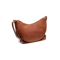 Sac Bandoulière en Cuir Cognac Peckham