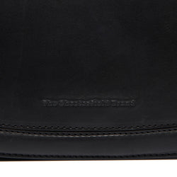 Leather Shoulder Bag Black Lizzola