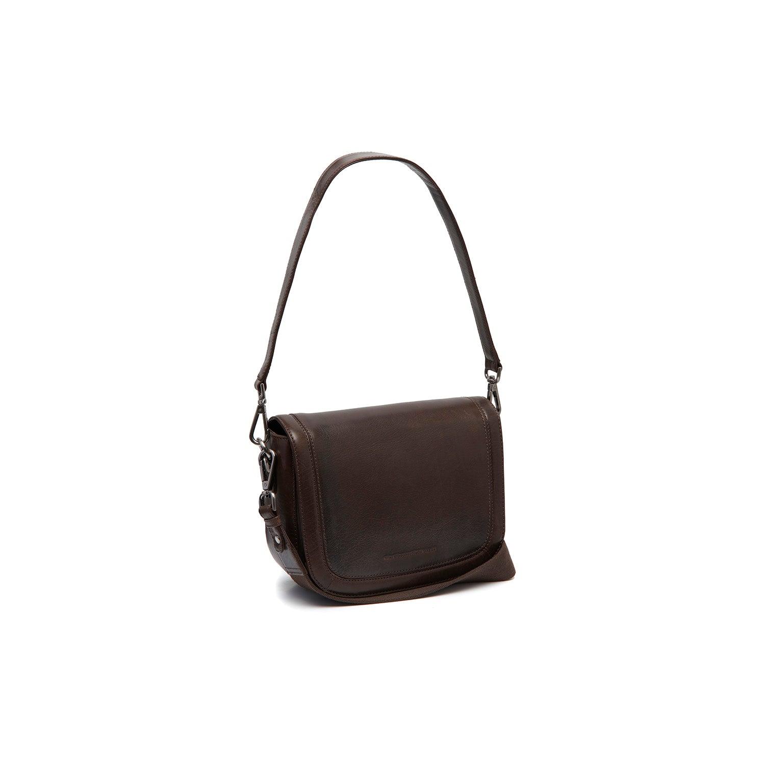 Leather Shoulder Bag Brown Lizzola