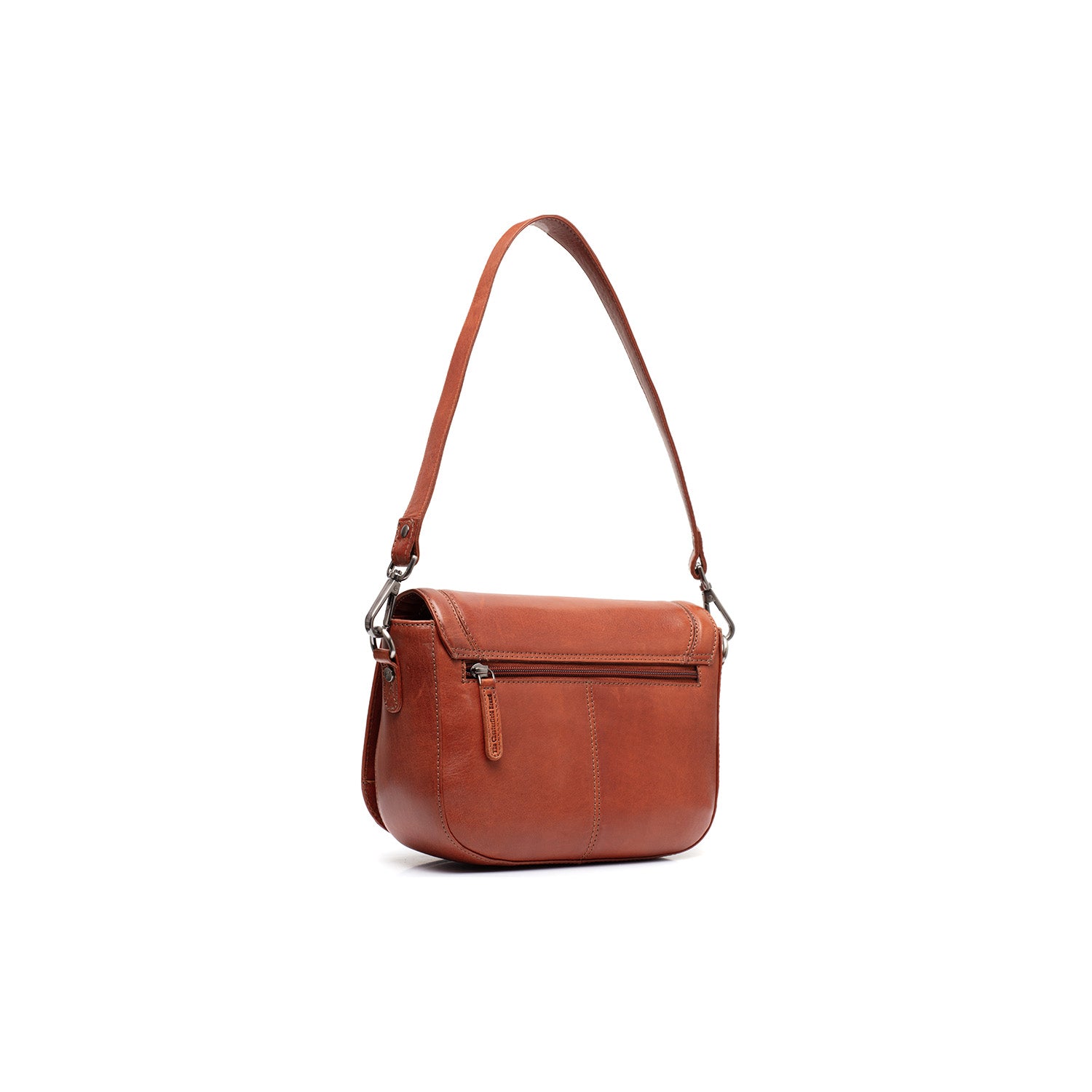 Leather Shoulder Bag Cognac Lizzola