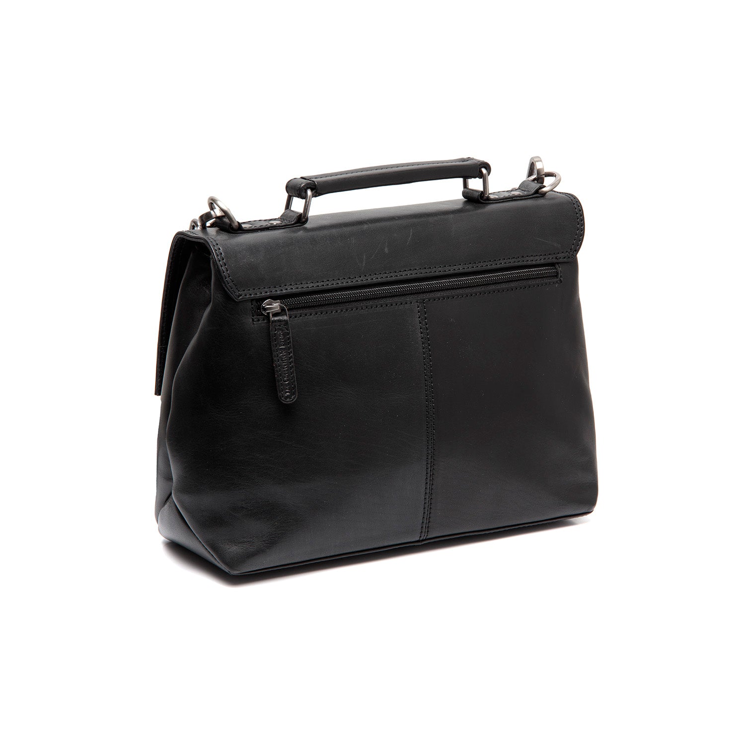 Leather Shoulder Bag Black Renata