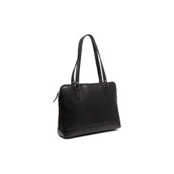 Leather Shoulder Bag Black Selvino