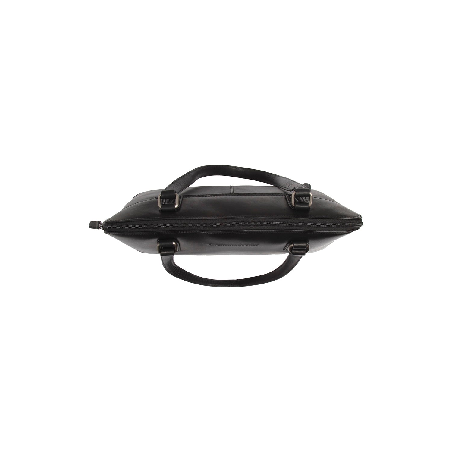 Leather Shoulder Bag Black Selvino