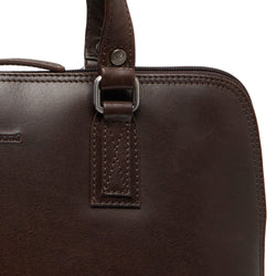 Leather Shoulder Bag Brown Selvino