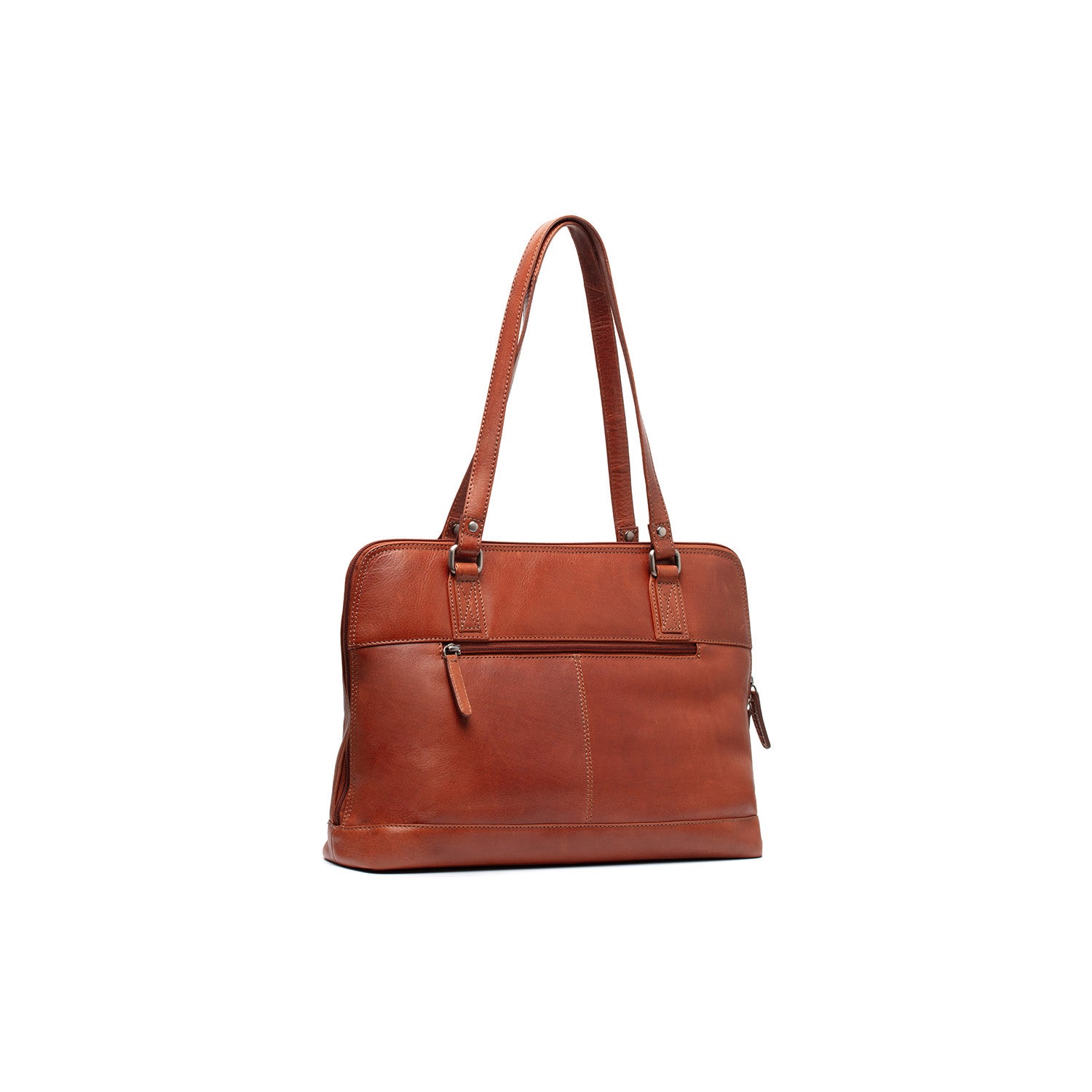 Leather Shoulder Bag Cognac Selvino