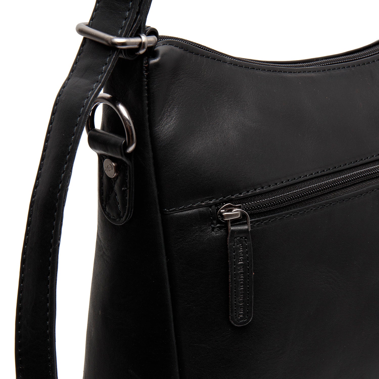 Leather Shoulder Bag Black Letizia