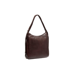 Sac Bandoulière en Cuir Marron Letizia