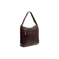 Leather Shoulder Bag Brown Letizia