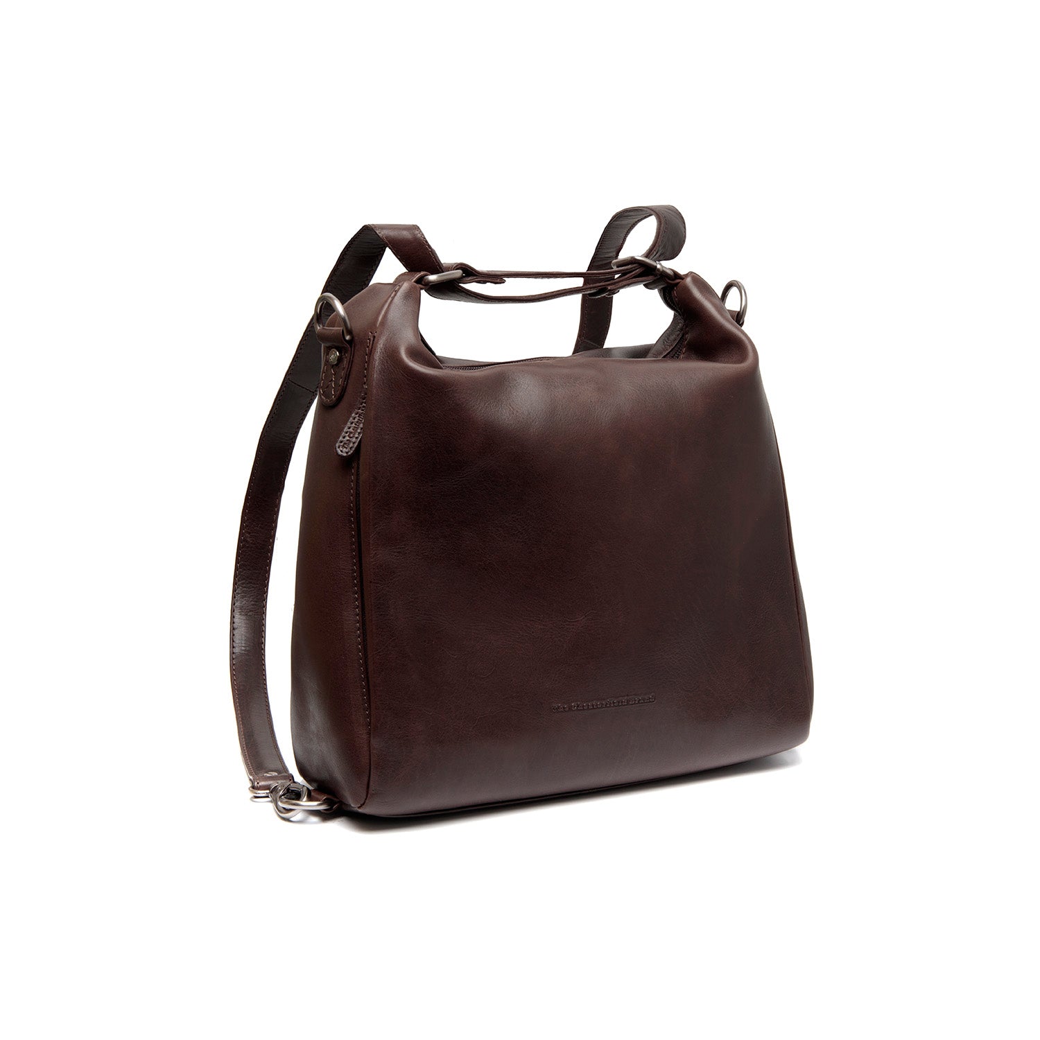 Leather Shoulder Bag Brown Letizia