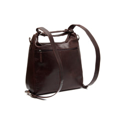 Leather Shoulder Bag Brown Letizia