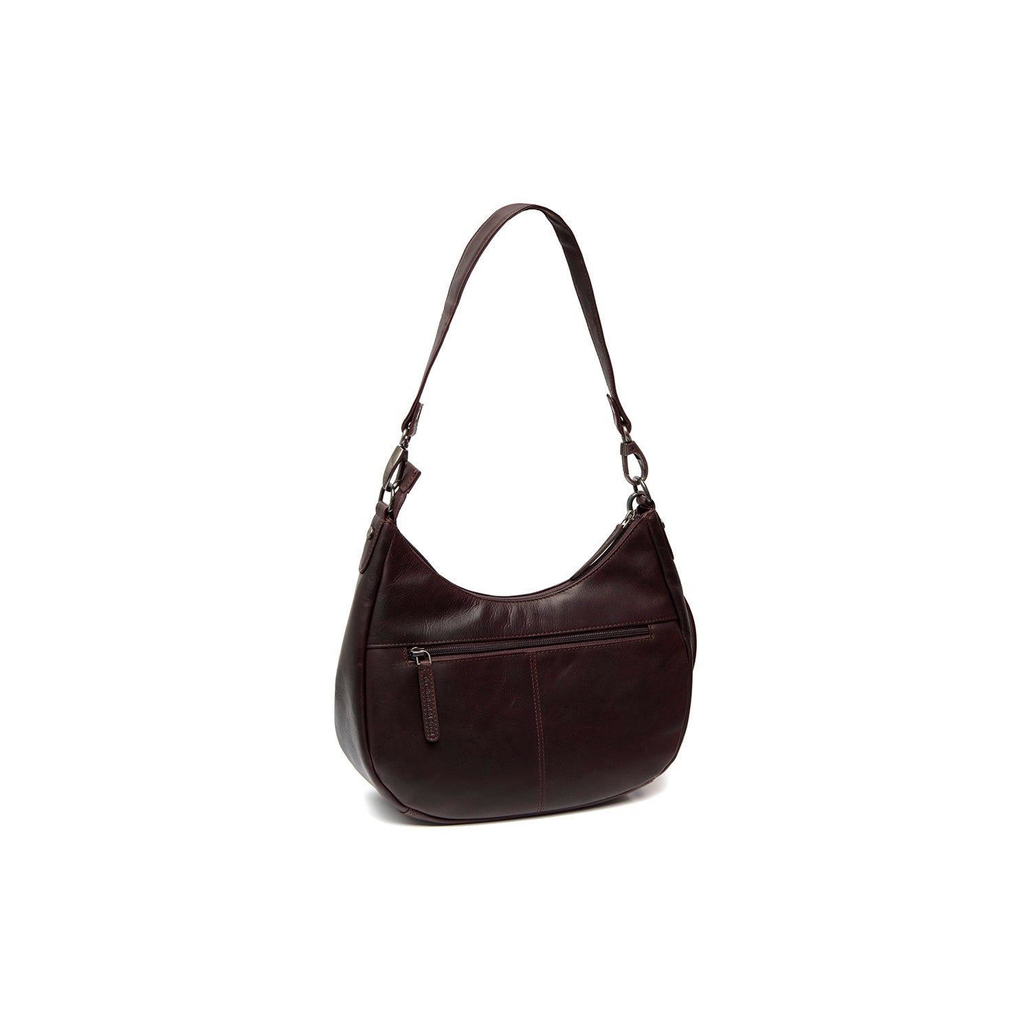 Leather Shoulder Bag Brown Alexandria