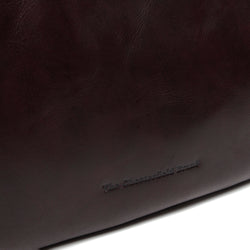 Leather Shoulder Bag Brown Alexandria