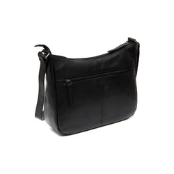 Leather Shoulder Bag Black Loraine