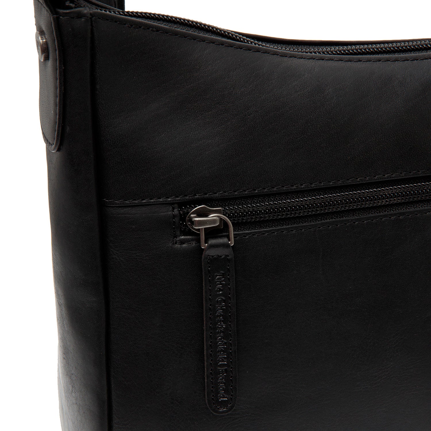 Leather Shoulder Bag Black Loraine