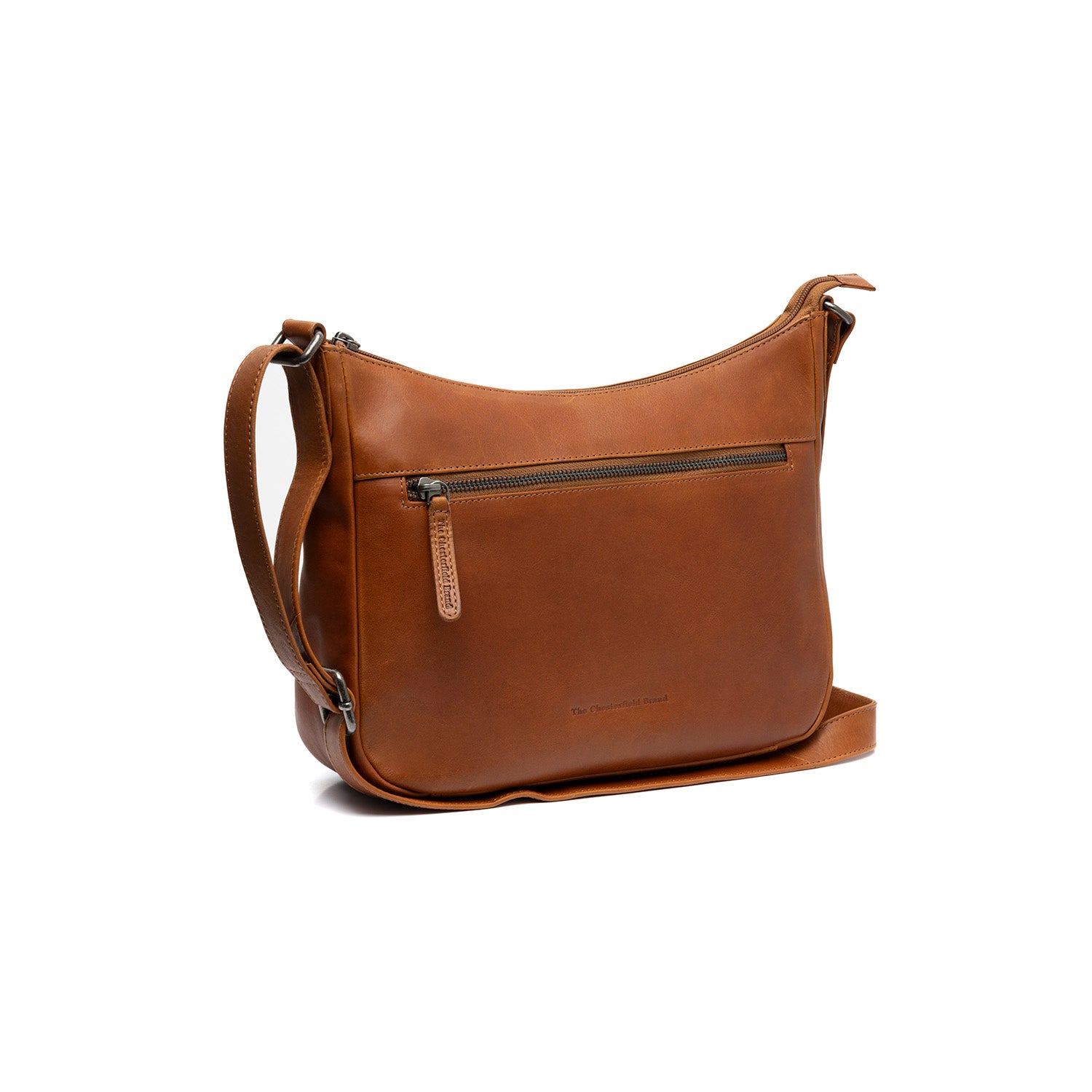 Leather Shoulder Bag Cognac Loraine