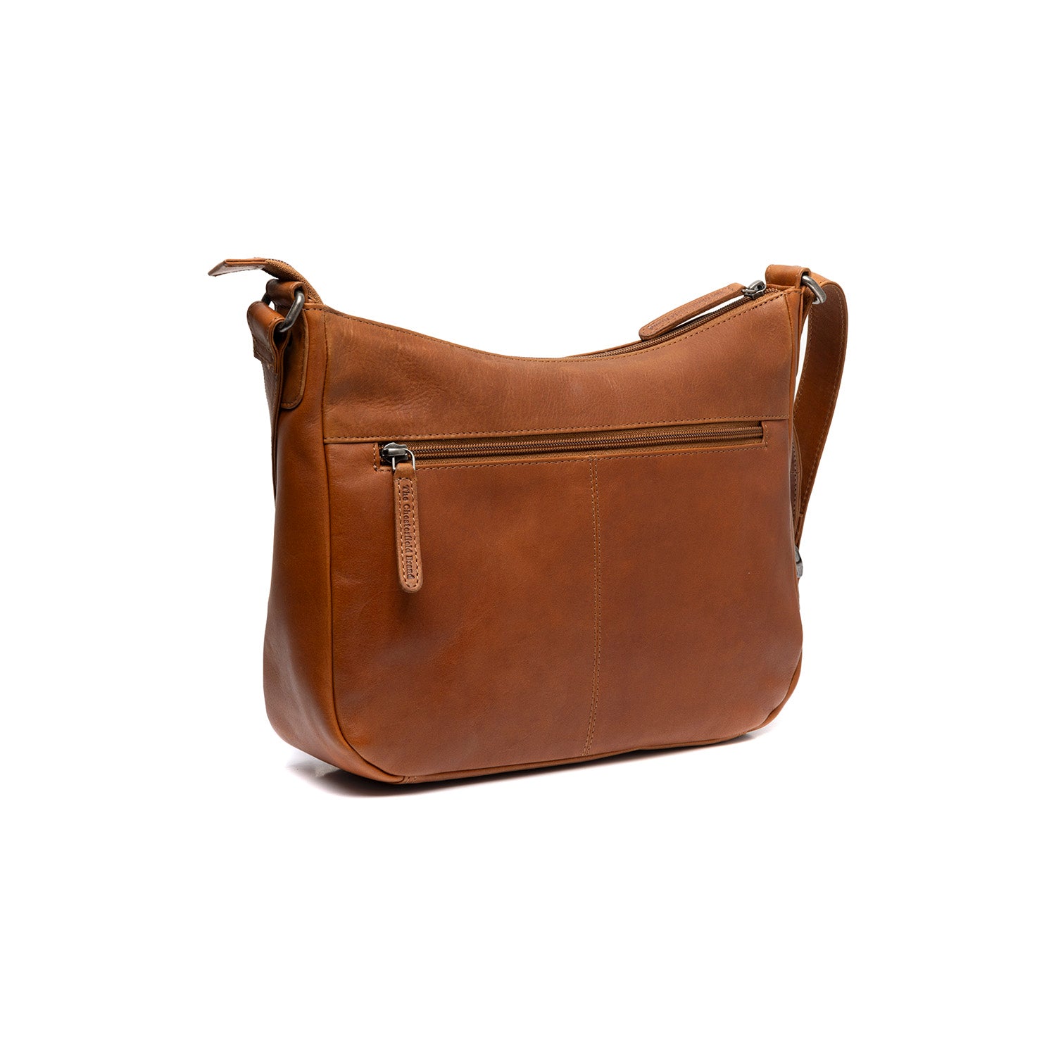 Leather Shoulder Bag Cognac Loraine