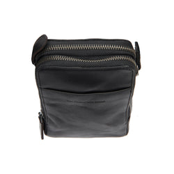 Leather Shoulder Bag Black Alesund