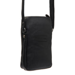 Leather Shoulder Bag Black Alesund