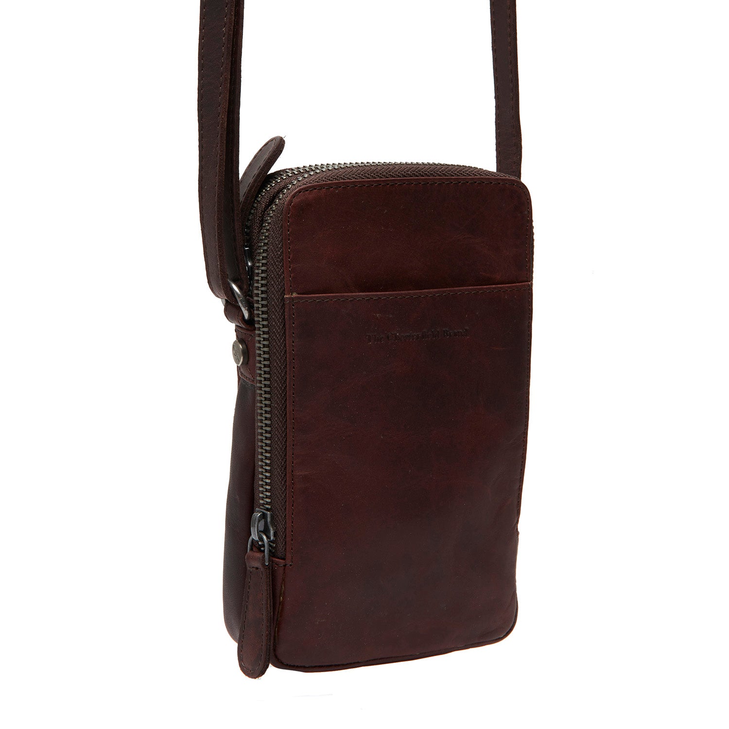 Leather Shoulder Bag Brown Alesund