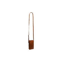 Leather Shoulder Bag Cognac Alesund