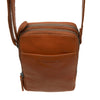 Leather Shoulder Bag Cognac Alesund