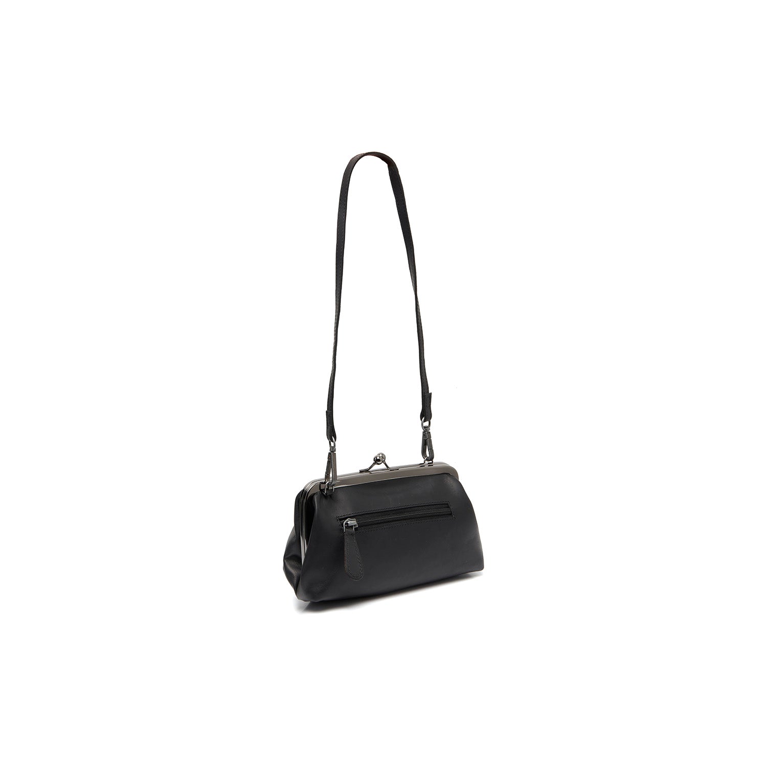 Leather Shoulder Bag Black Andrade