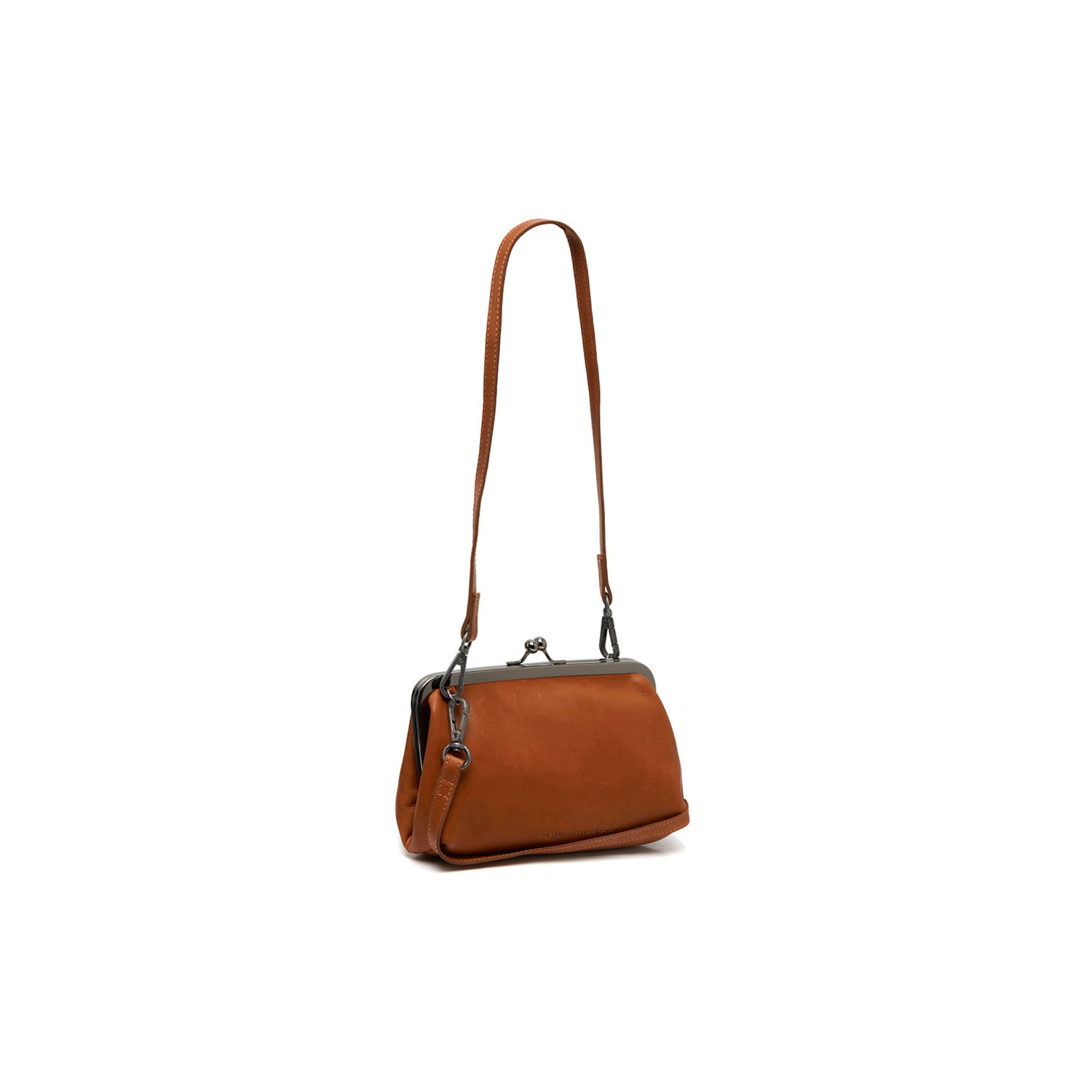 Leather Shoulder Bag Cognac Andrade