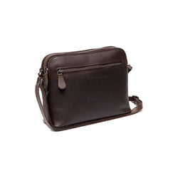 Leather Shoulder Bag Brown Nebraska