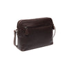 Leather Shoulder Bag Brown Nebraska