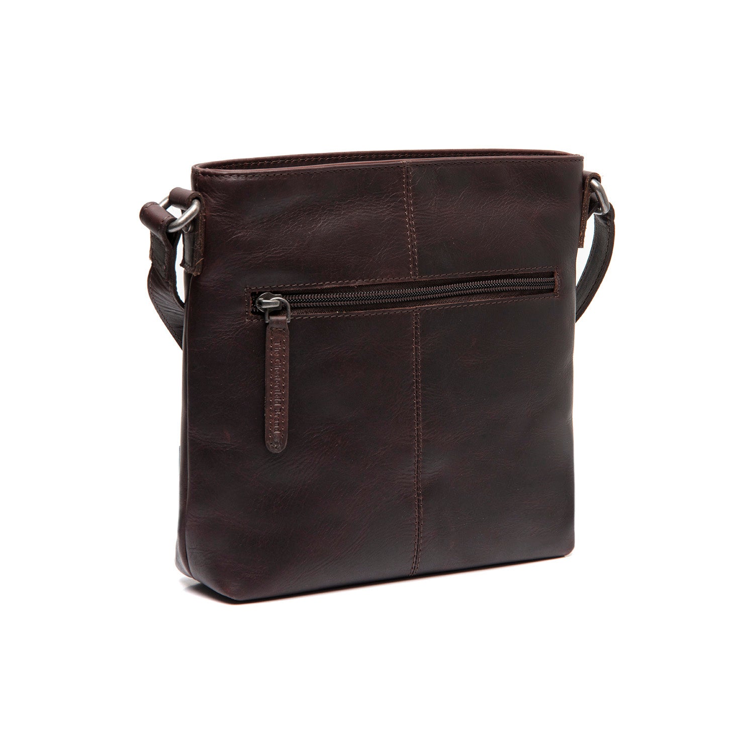 Leather Shoulder Bag Brown Navene