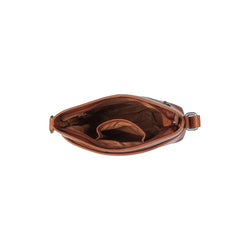 Leather Shoulder Bag Cognac Navene