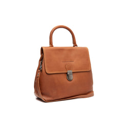 Leather Shoulder Bag Cognac Angera