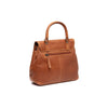 Leather Shoulder Bag Cognac Angera