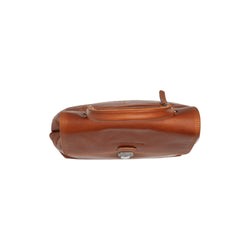 Leather Shoulder Bag Cognac Angera