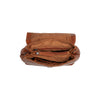 Leather Shoulder Bag Cognac Angera