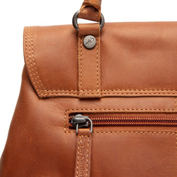 Leather Shoulder Bag Cognac Angera