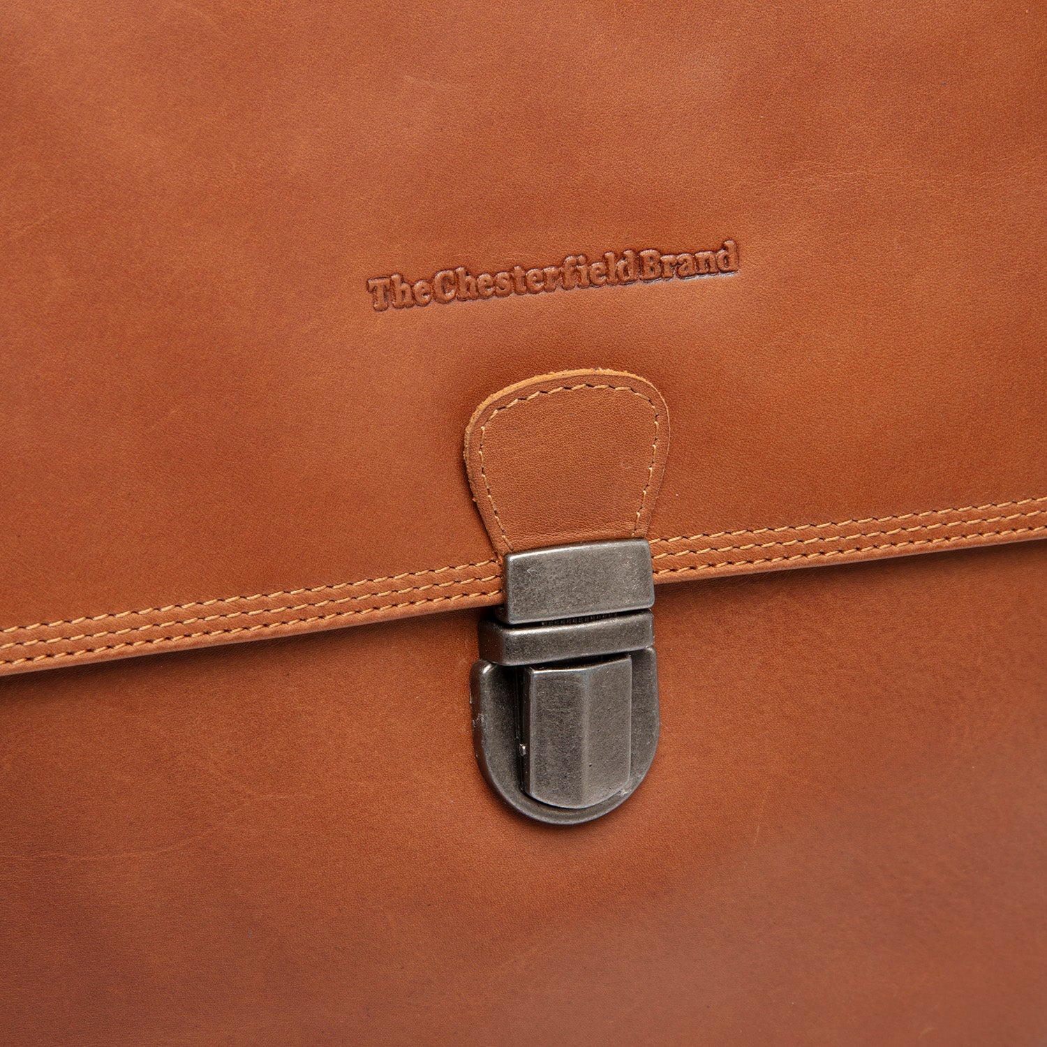 Leather Shoulder Bag Cognac Angera