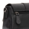 Leather Shoulder Bag Black Clifden