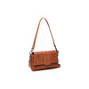 Leather Shoulder Bag Cognac Clifden