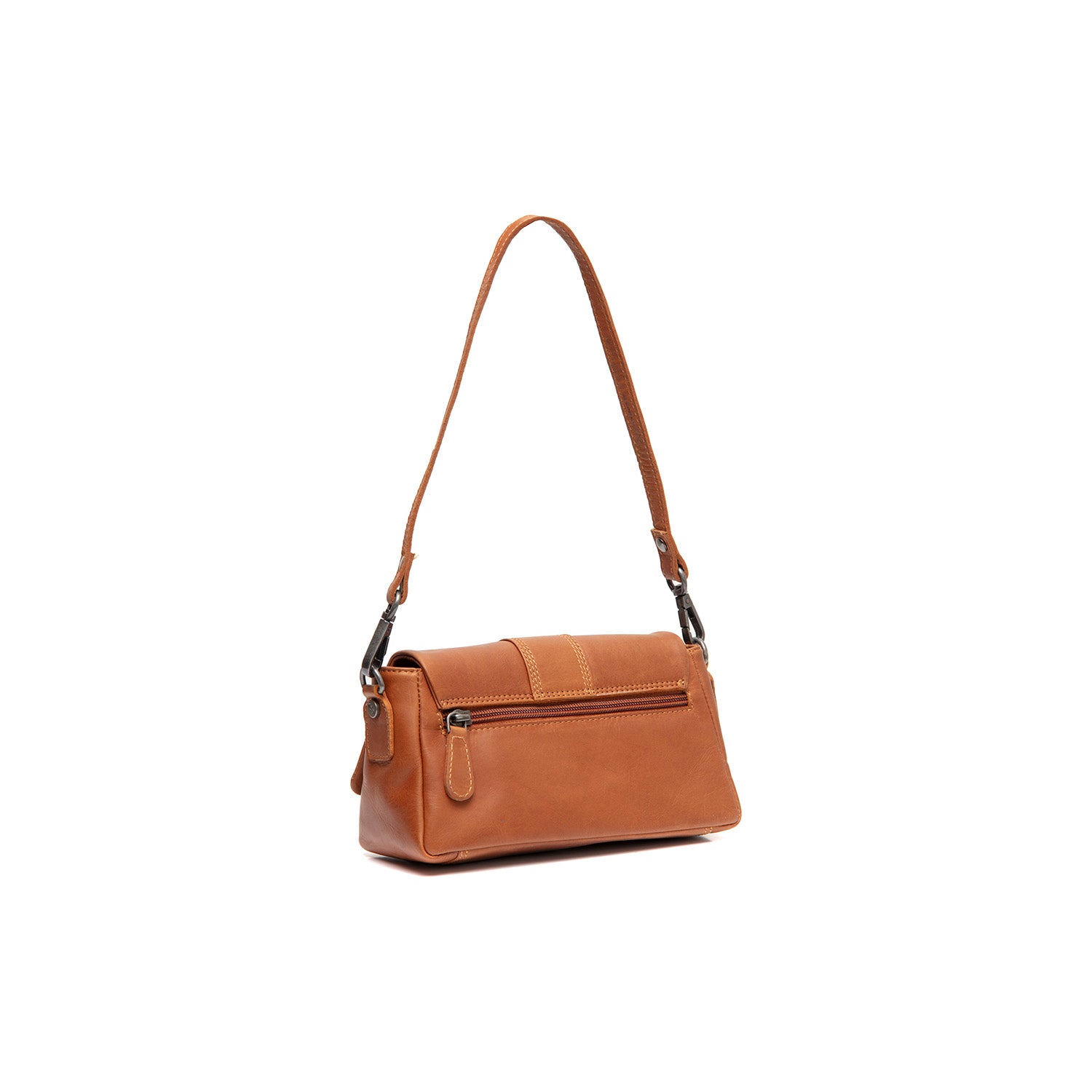 Leather Shoulder Bag Cognac Clifden