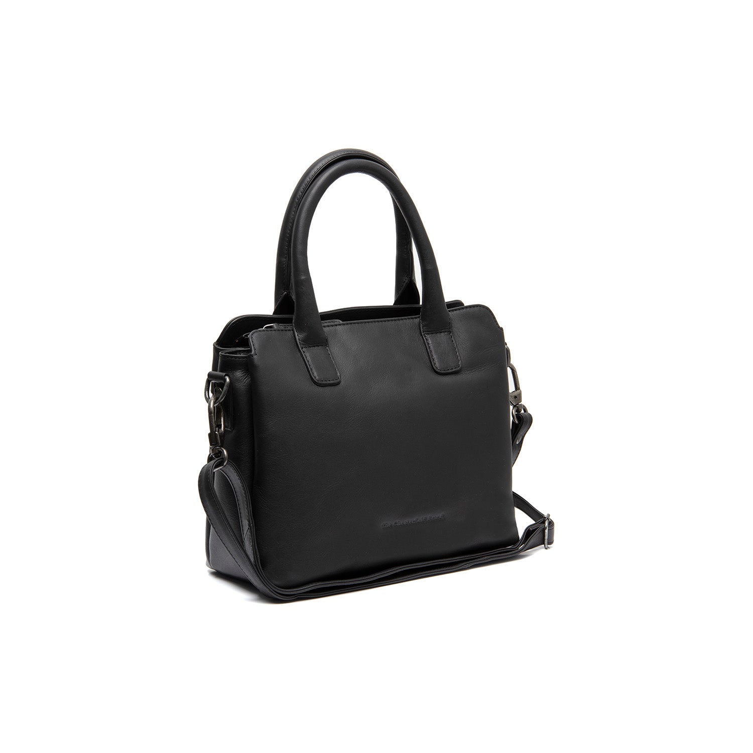 Leather Shoulder Bag Black Hermosa