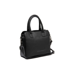 Leather Shoulder Bag Black Hermosa