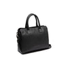 Leather Shoulder Bag Black Valmonte